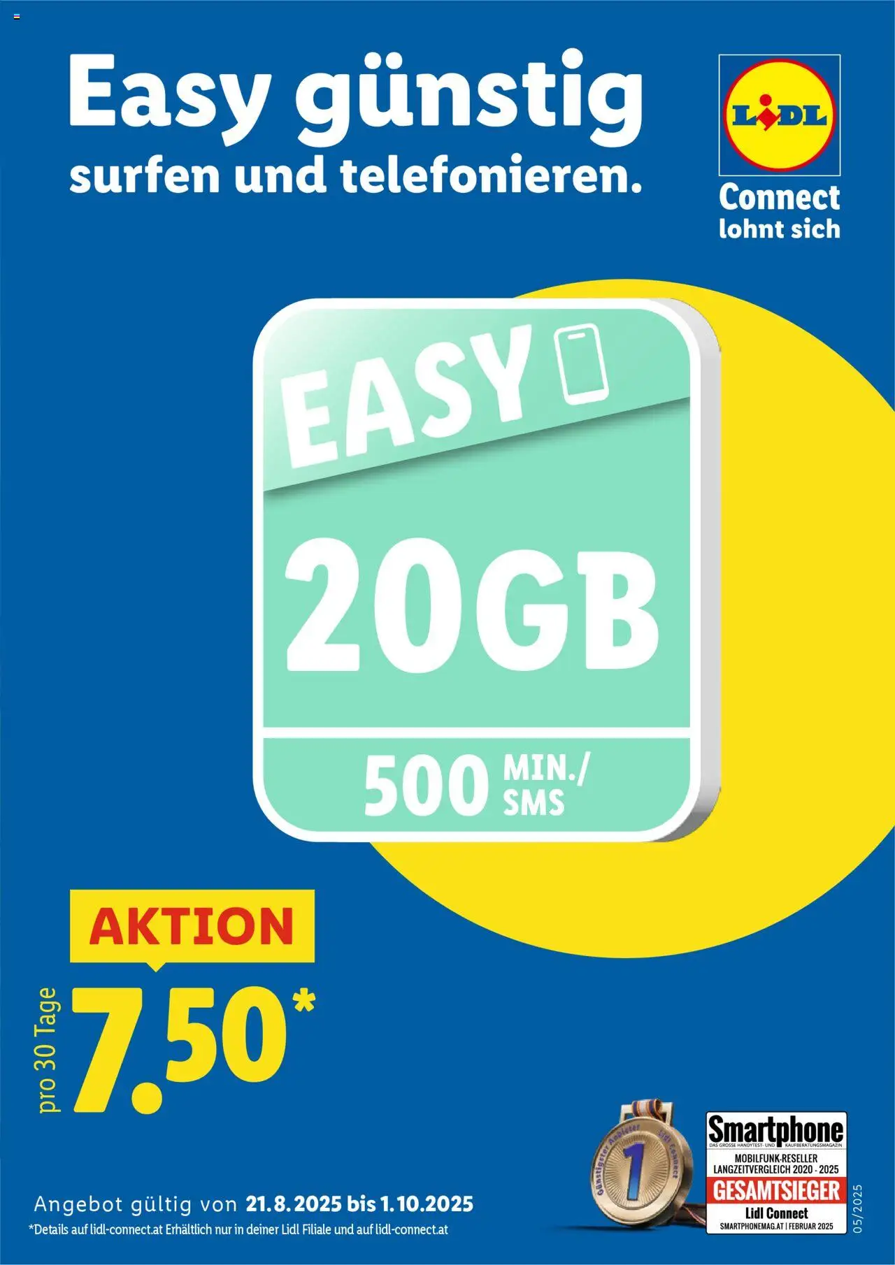 Lidl - Lidl Connect - Seite 1- gültig ab 21.08.2025