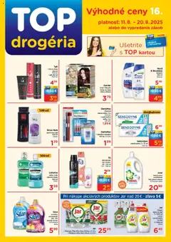 TOP Drogéria leták platný od 11.08.2025