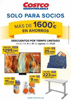 Vista previa del folleto Costco catálogo válido desde 04/08/2025