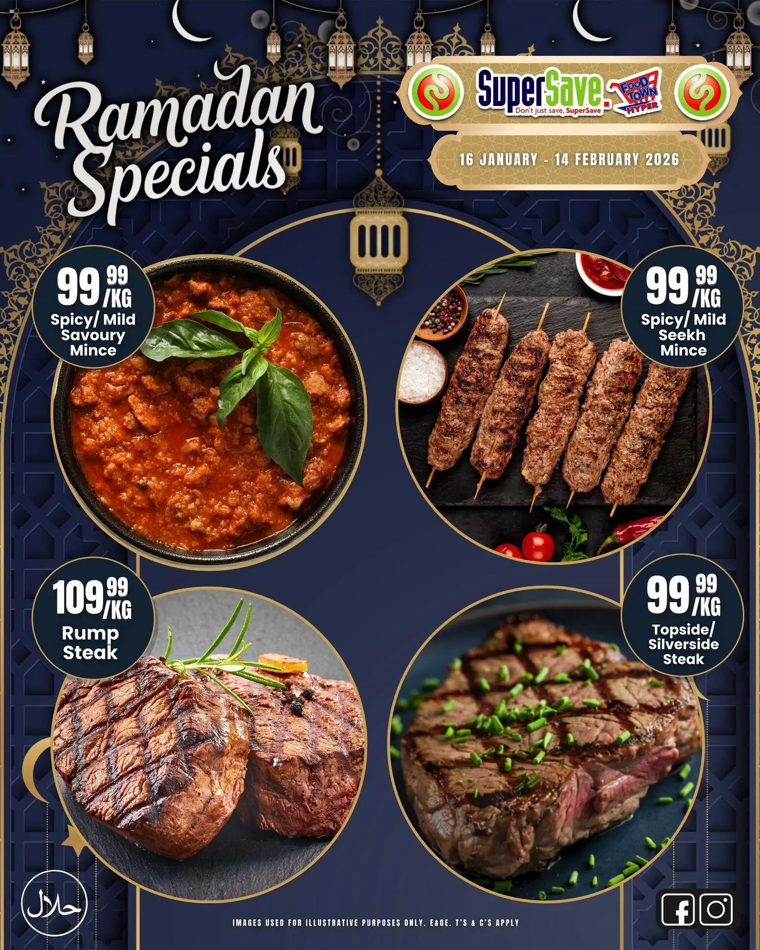 Super Save Ramadan Butchery Specials - page 1- valid from 16/01/2026