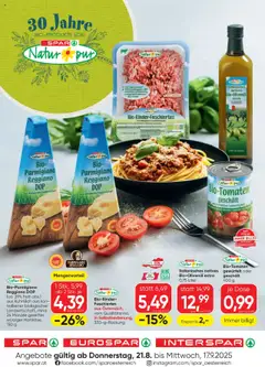 Vorschau Spar Natur pur gültig ab 21.08.2025