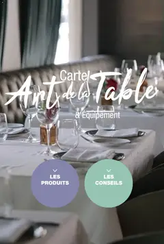 Aperçu Promocash Carte art de la table valable à partir du 19/11/2025