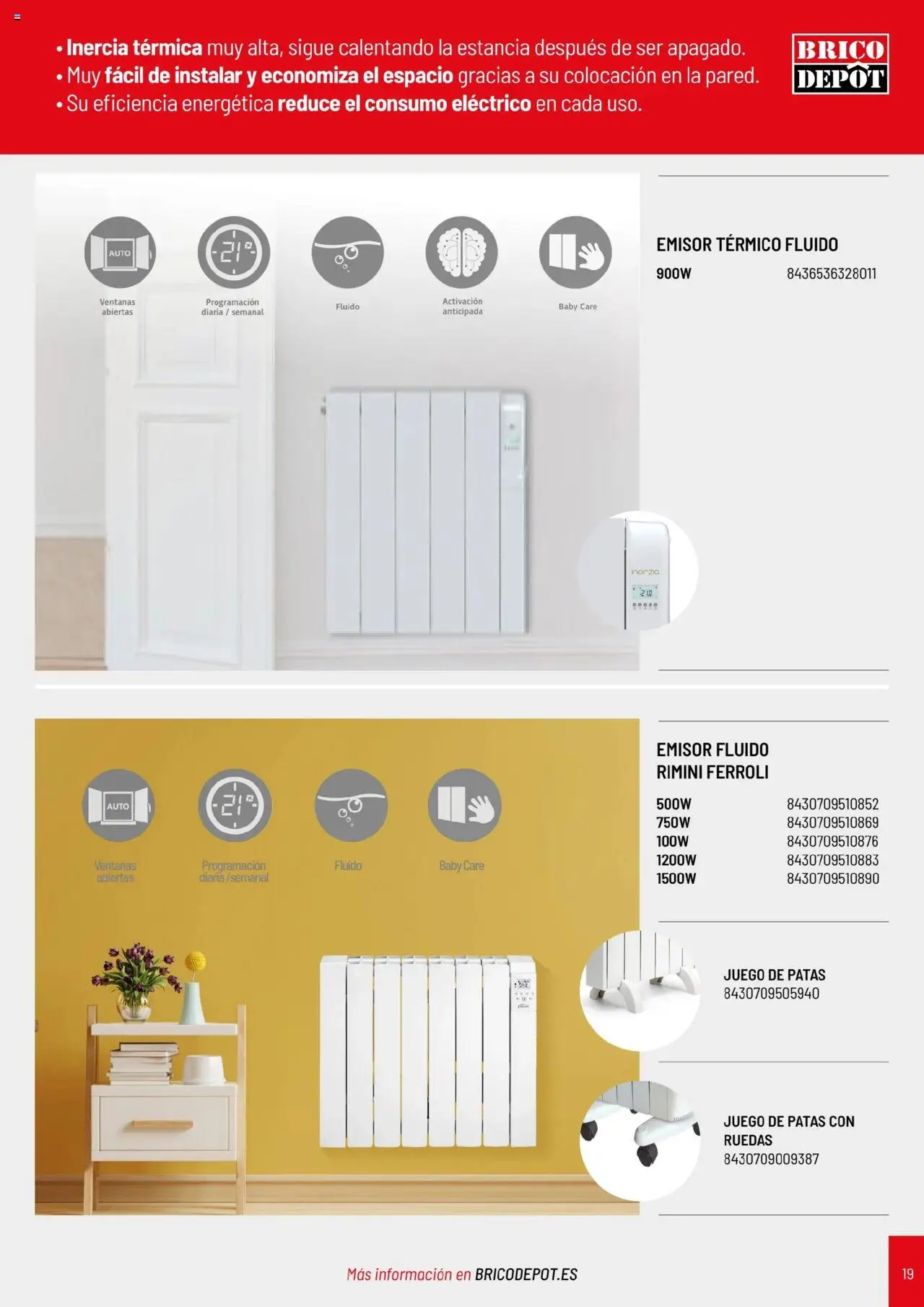 Brico Depôt - Catálogo Calefacción - Página de 19 - Válido desde 21/10/2025