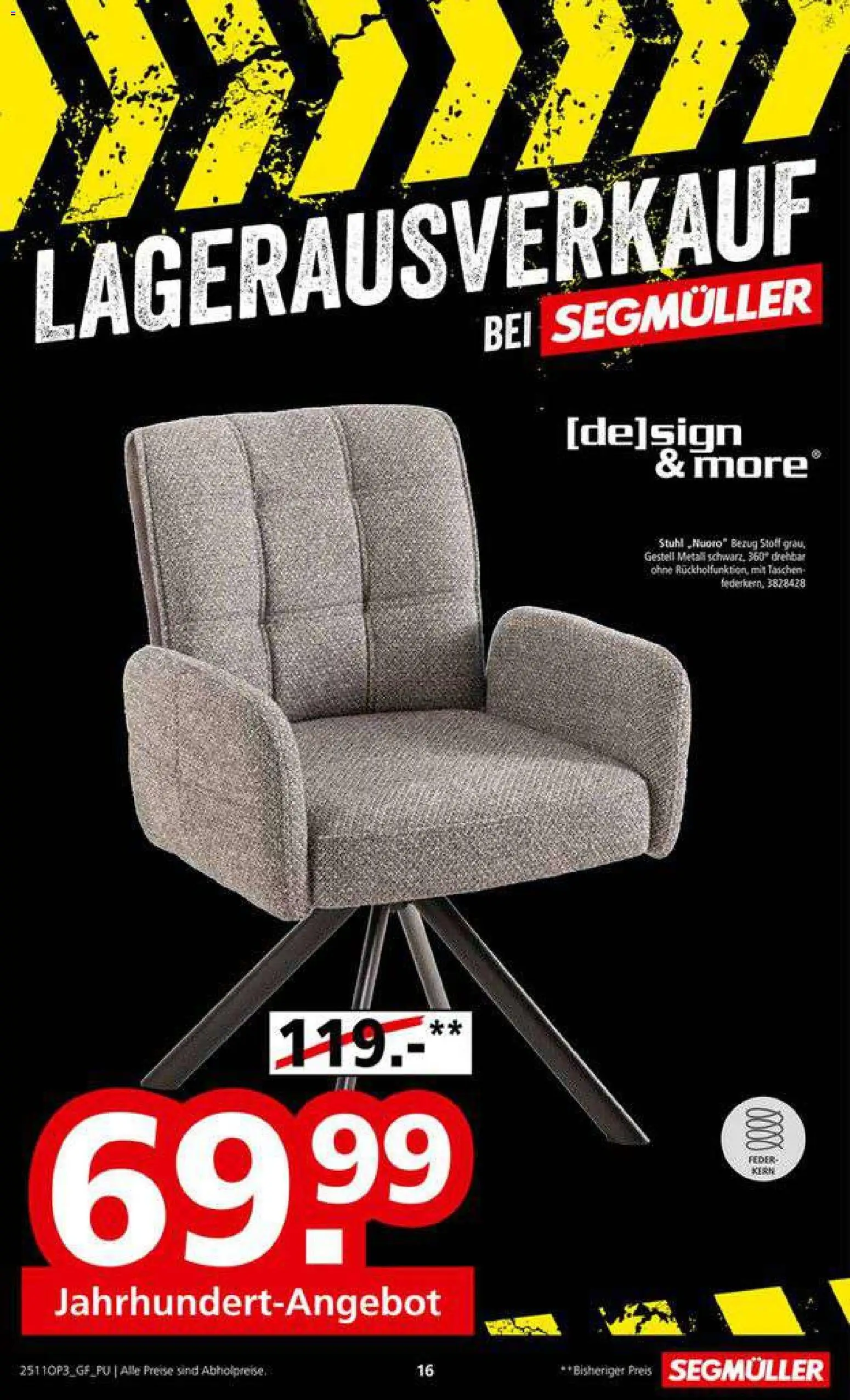 Segmüller Lagerausverkauf bei Segmüller - Seite 16 - gültig ab 22.11.2025