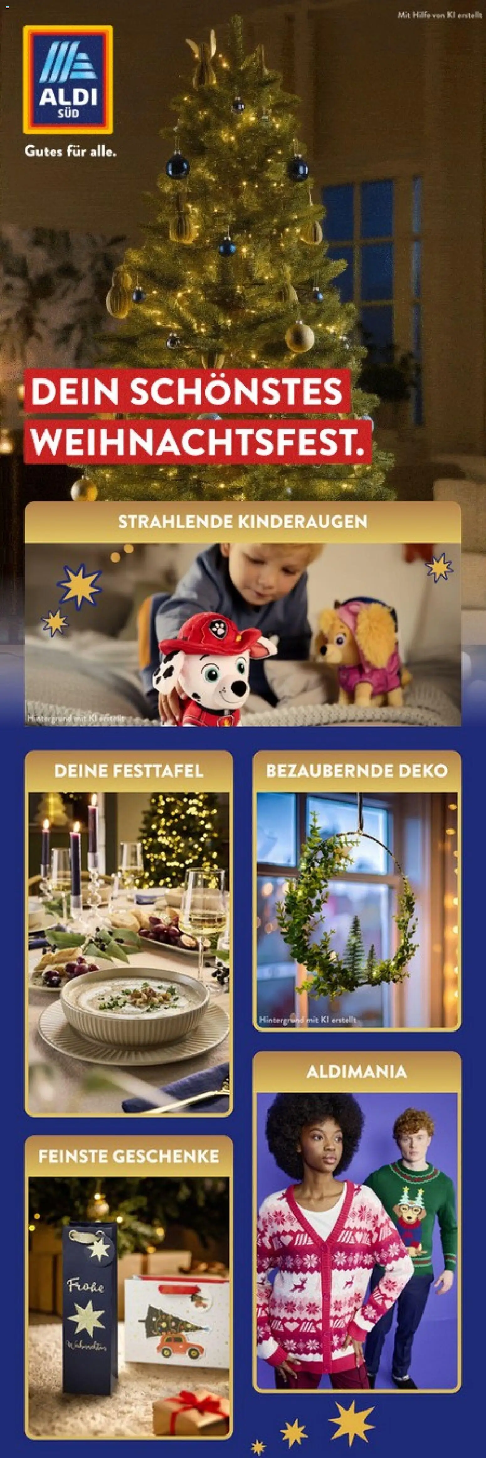 Aldi Süd Weihnachtsbroschüre November 2025 - Seite 1 - gültig ab 01.11.2025
