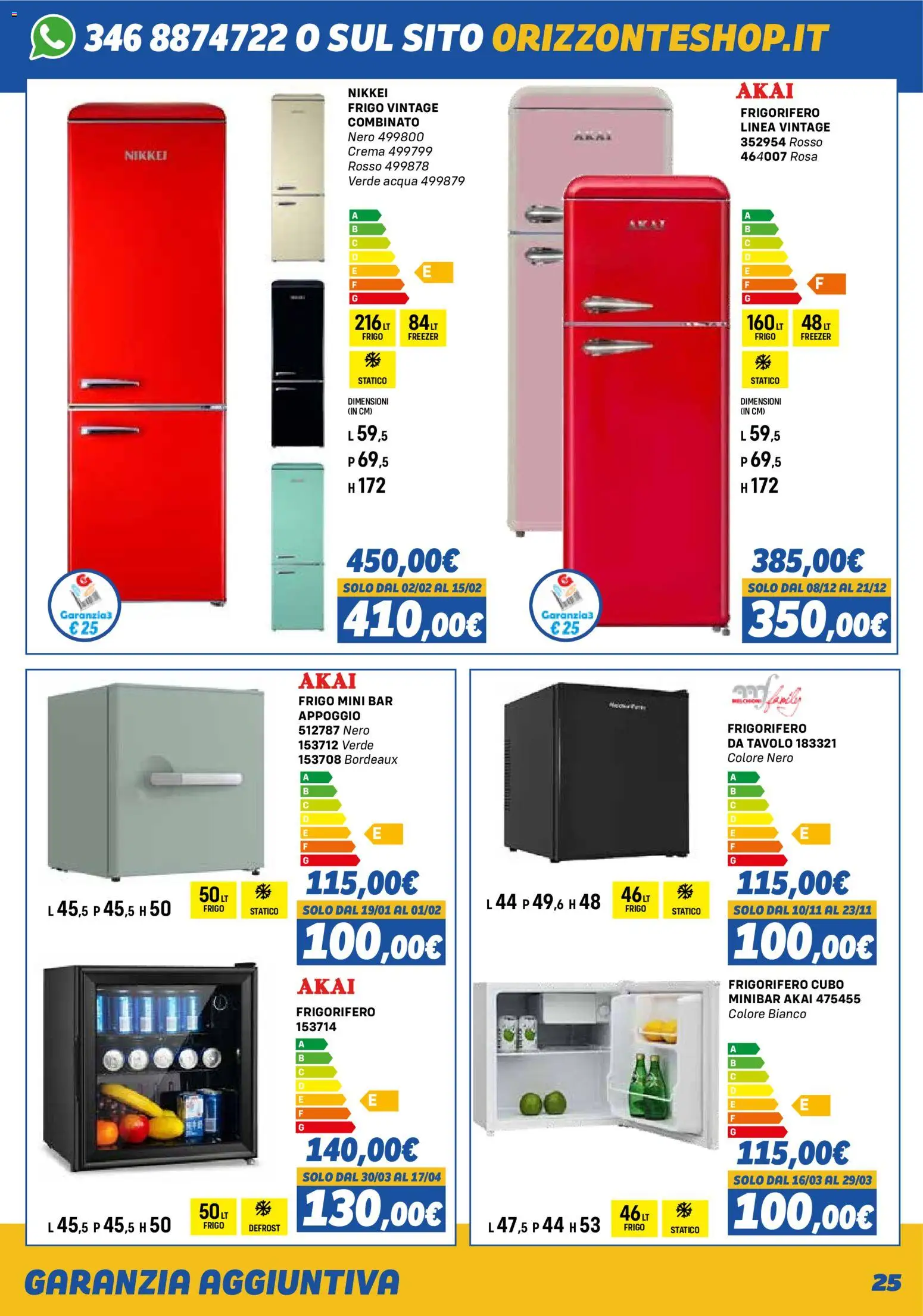 Orizzonte Elettrodomestici catalogo - pagina 25 - valido dal 01/11/2025
