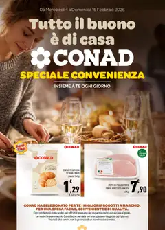 Anteprima Conad Tutto il buono è di casa catalogo valida dal 04/02/2026