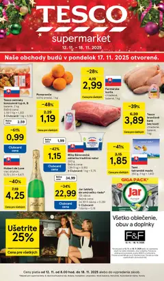 Tesco leták platný od 12.11.2025