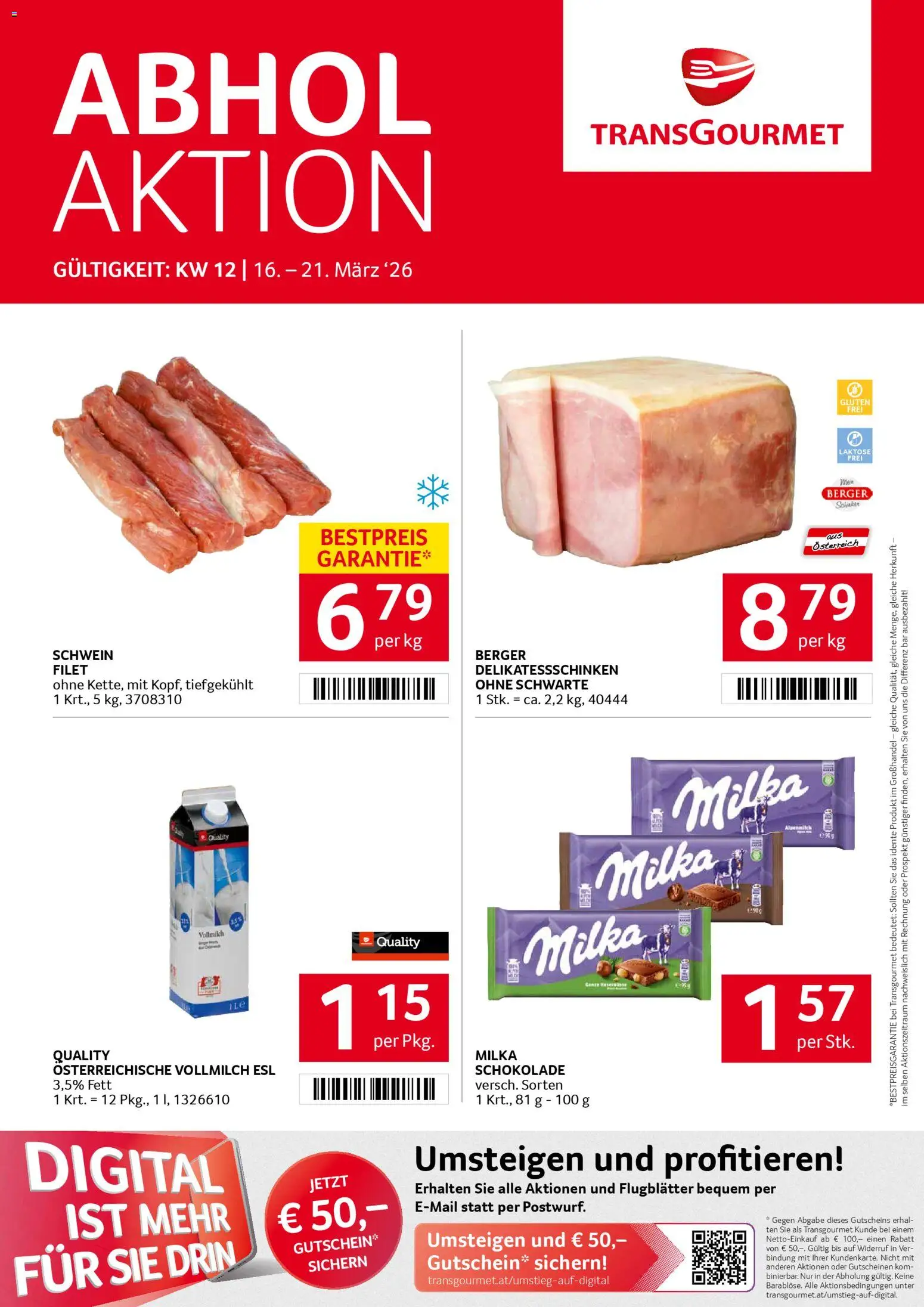 Transgourmet Flugblatt - Seite 1- gültig ab 16.03.2026