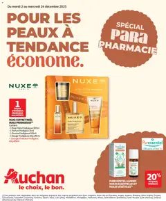 Auchan - Pour les peaux à tendance économe geldig vanaf 02/12/2025
