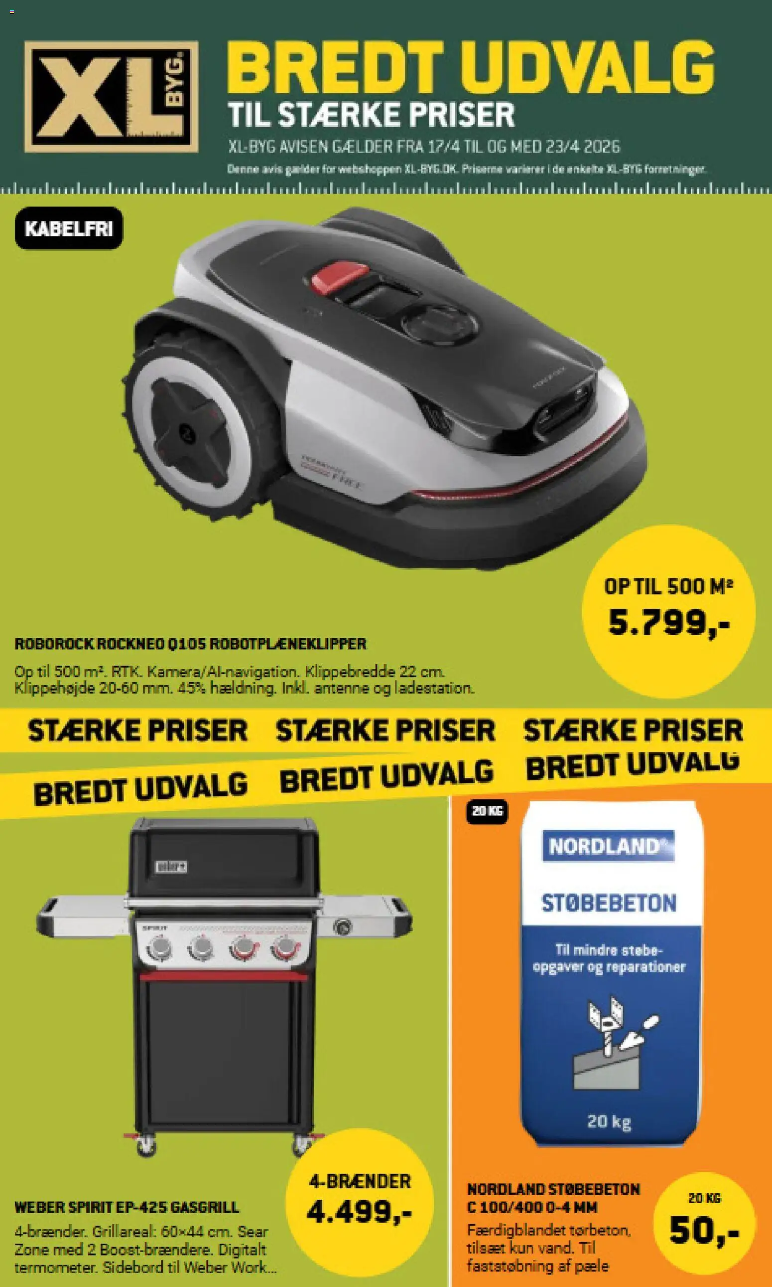 XL-BYG - Tilbudsavis - side 1- gyldig fra 17/04/2026