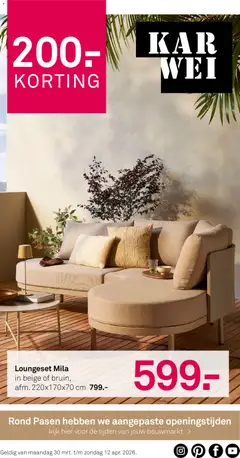 KARWEI folder geldig vanaf 30-03-2026
