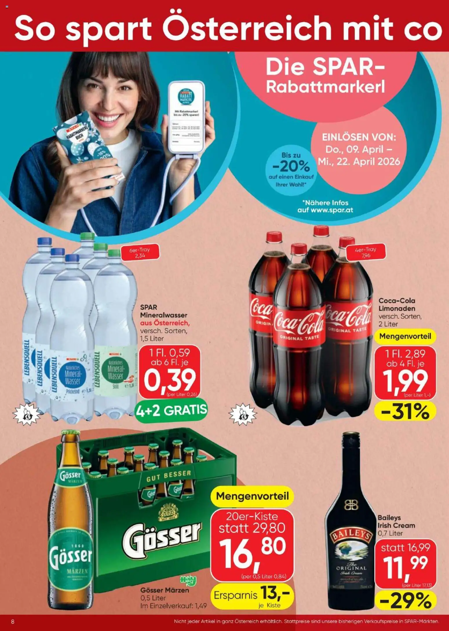 Spar - Flugblatt - page 8- valid from 09.04.2026