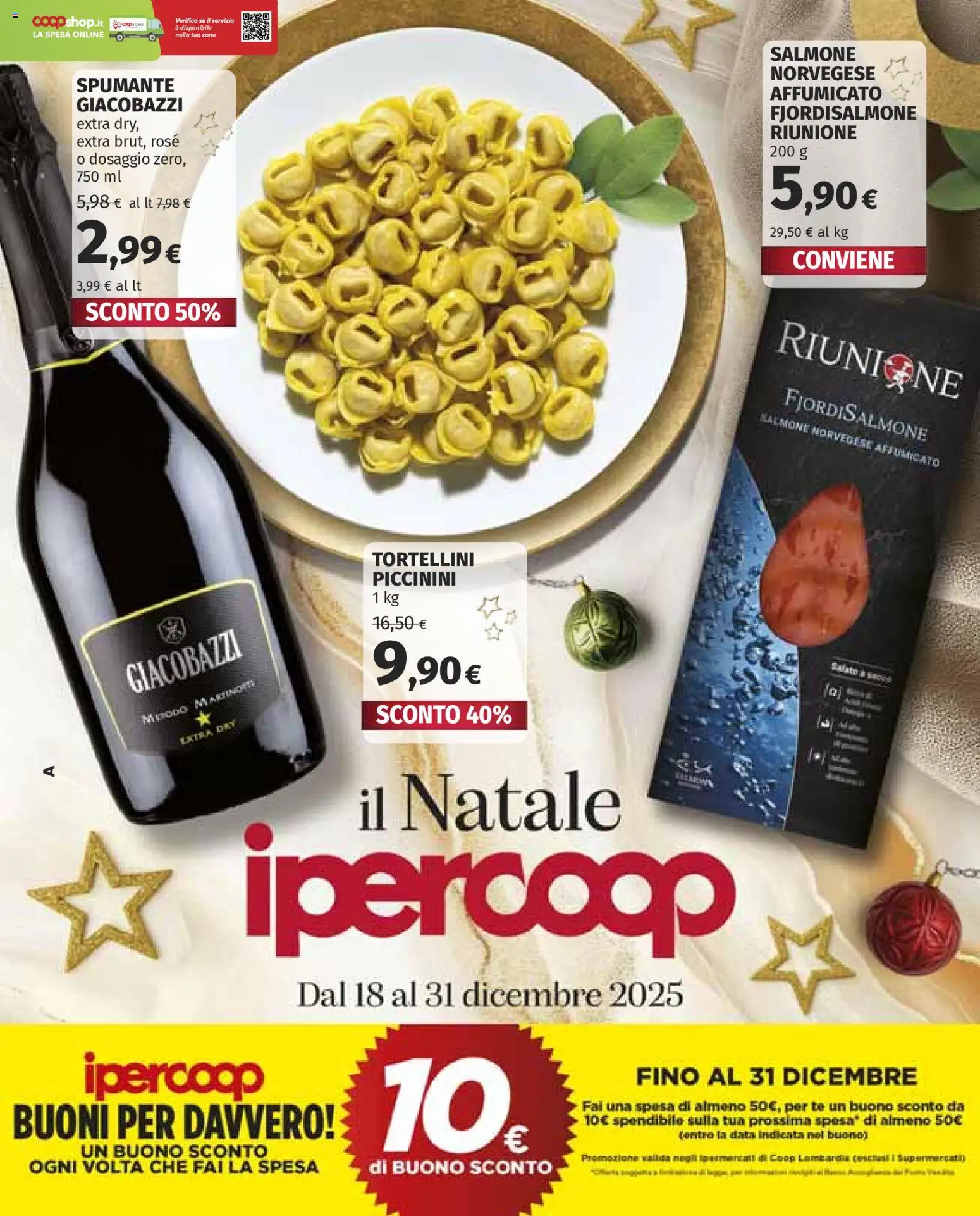 Volantino Ipercoop	 - pagina 1 - valido dal 18/12/2025