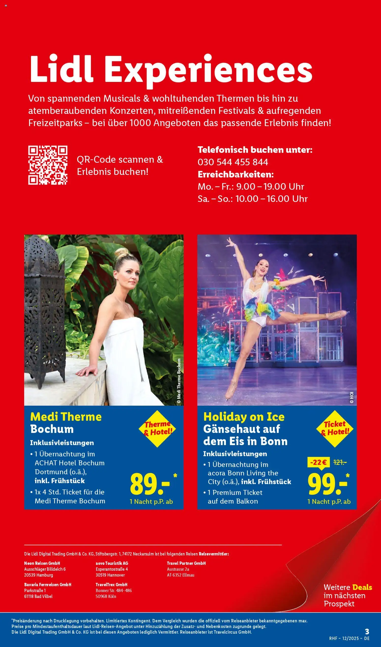Lidl Reisen Prospekt 	 - Seite 3 - gültig ab 28.11.2025