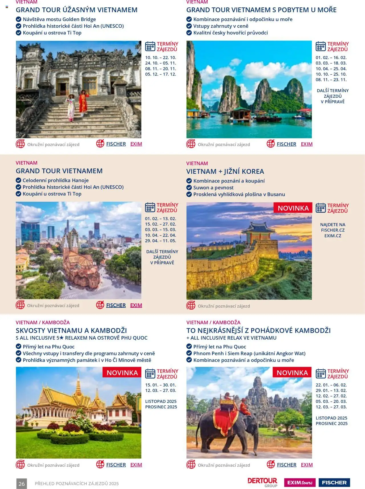 EXIM tours katalog - Poznávací zájezdy - strana 26- platný od 01.01.2025