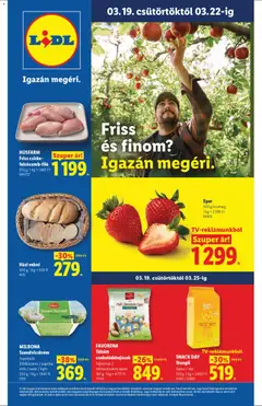 Előnézet Lidl akciós újság érvényes 2026.03.19.-tól
