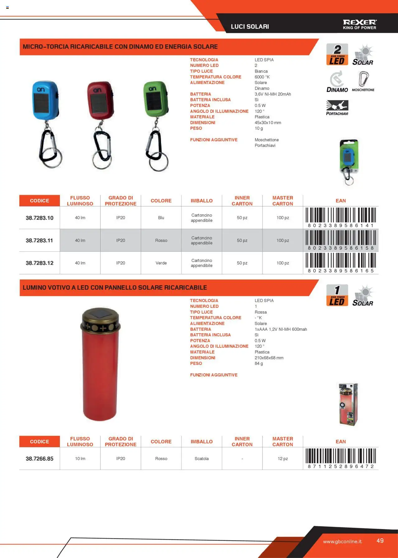 GBC Torce catalogo - pagina 49 - valido dal 31/05/2025