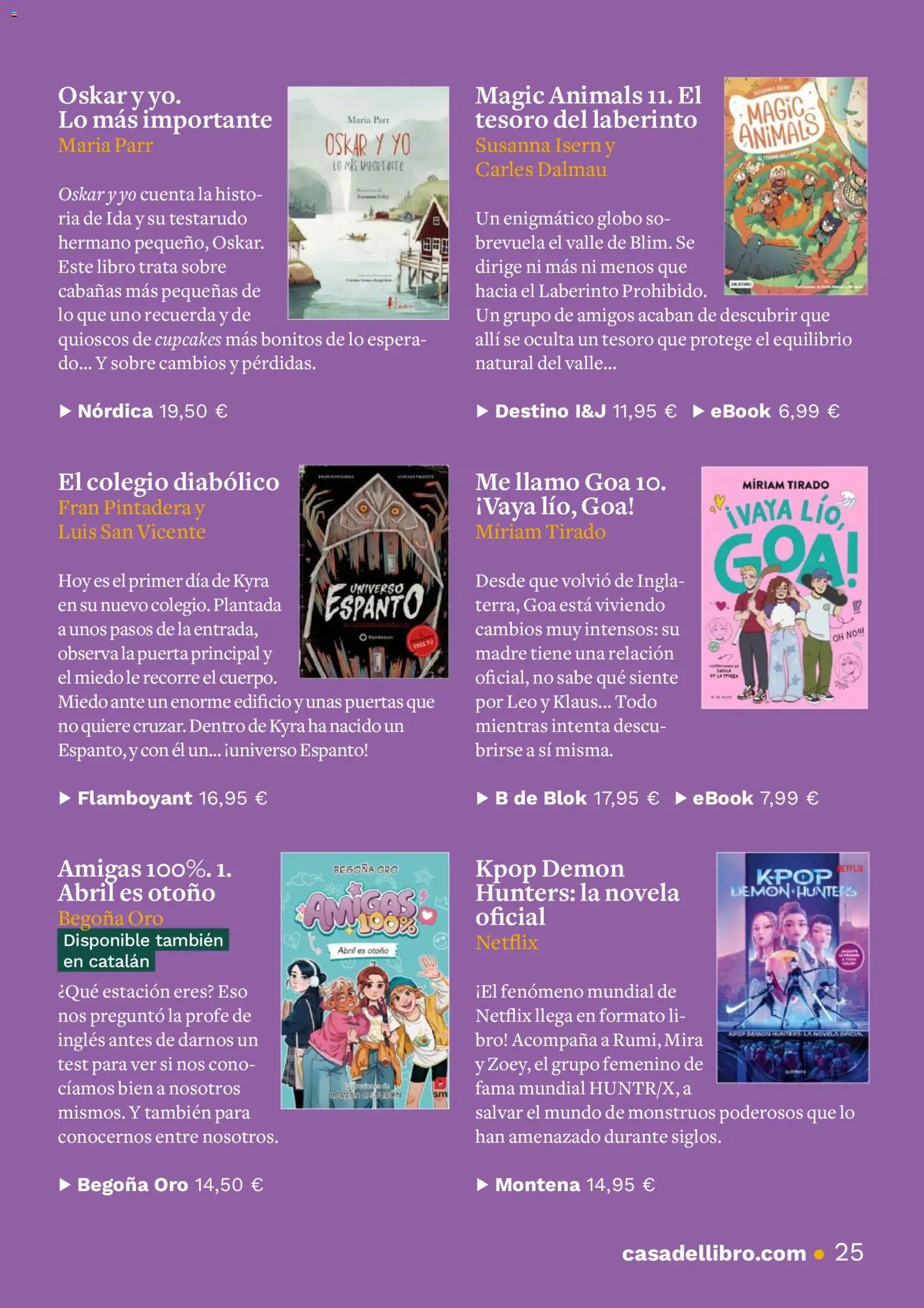 Casa del libro folleto - Página de 25 - Válido desde 01/04/2026