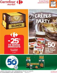 Aperçu Carrefour Market catalogue semaine 4 valable à partir du 20/01/2026