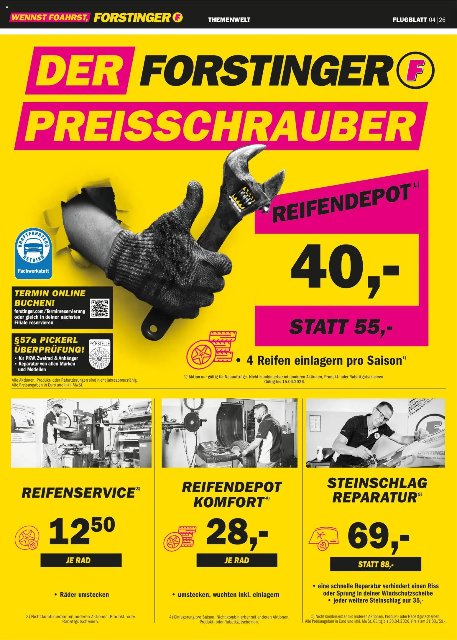 Forstinger Flugblatt - page 4- valid from 25.03.2026