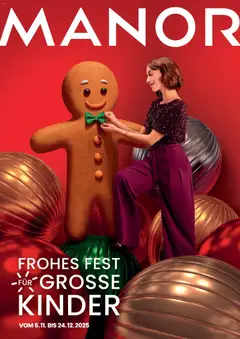 Vorschau Manor Aktionen Frohes Fest für Grosse Kinder gültig ab 06.11.2025