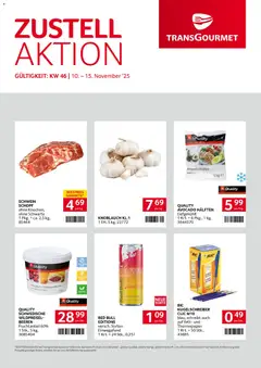 Vorschau Transgourmet Zustellaktion gültig ab 10.11.2025