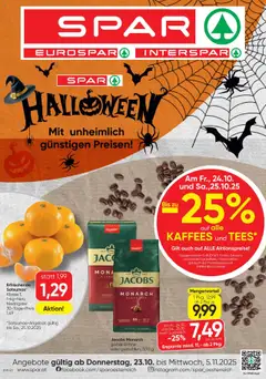Vorschau Spar Flugblatt gültig ab 23.10.2025