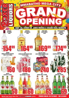 Preview Boxer - Mmabatho Mega City - Liquors valid from 23/12/2025