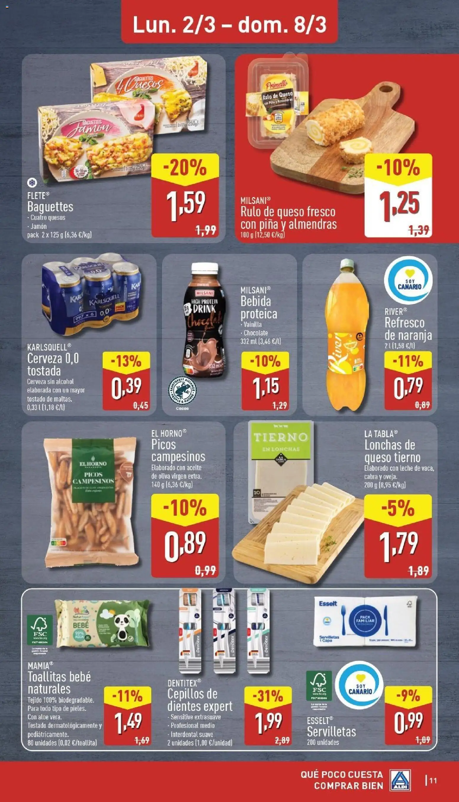 Aldi folleto Canarias - Página de 11 - Válido desde 02/03/2026