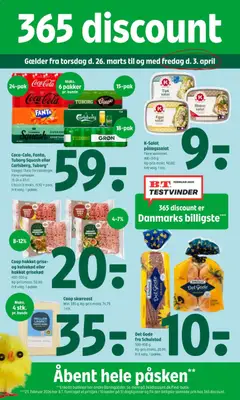 Forhåndsvisning Coop 365 - Tilbudsavis gyldig fra 26/03/2026