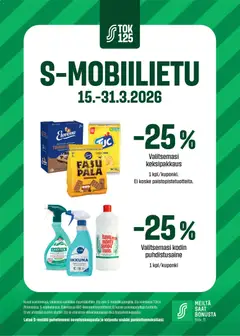 Esikatselu Prisma - S-mobiilietu voimassa alkaen 15/03/2026