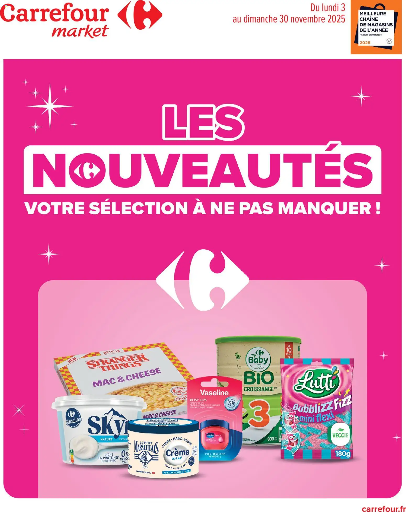Carrefour Market catalogue les nouveautés de novembre - page 1 - valable à partir du 03/11/2025