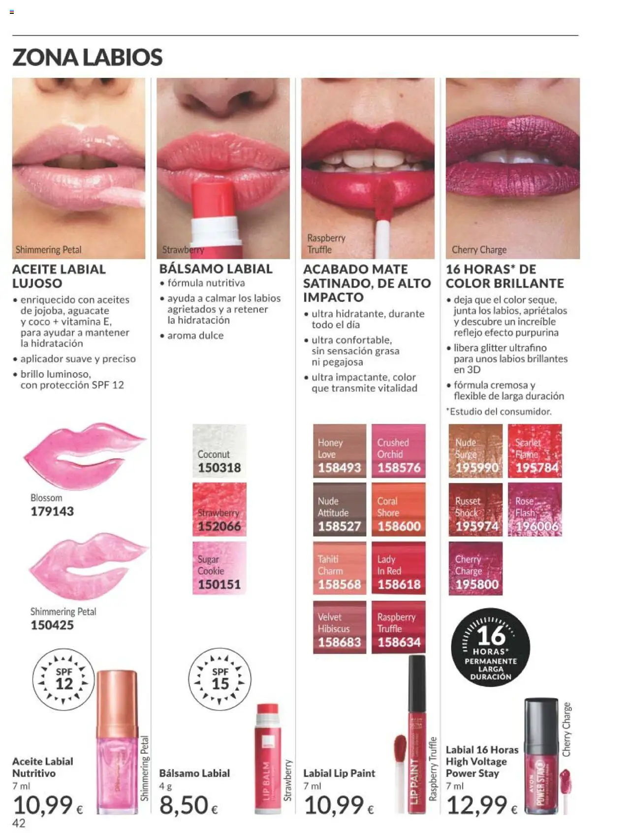 Catálogo AVON campaña 7 - Página de 42 - Válido desde 01/07/2025