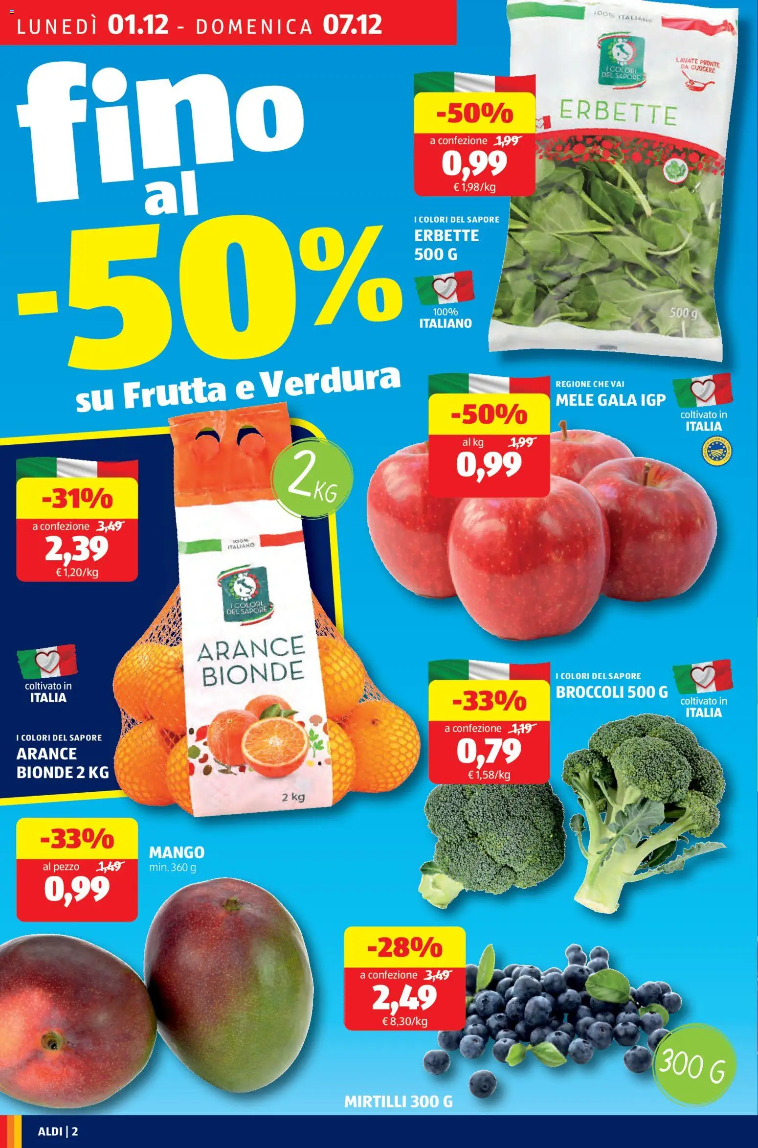 Volantino Aldi	 - pagina 2 - valido dal 01/12/2025