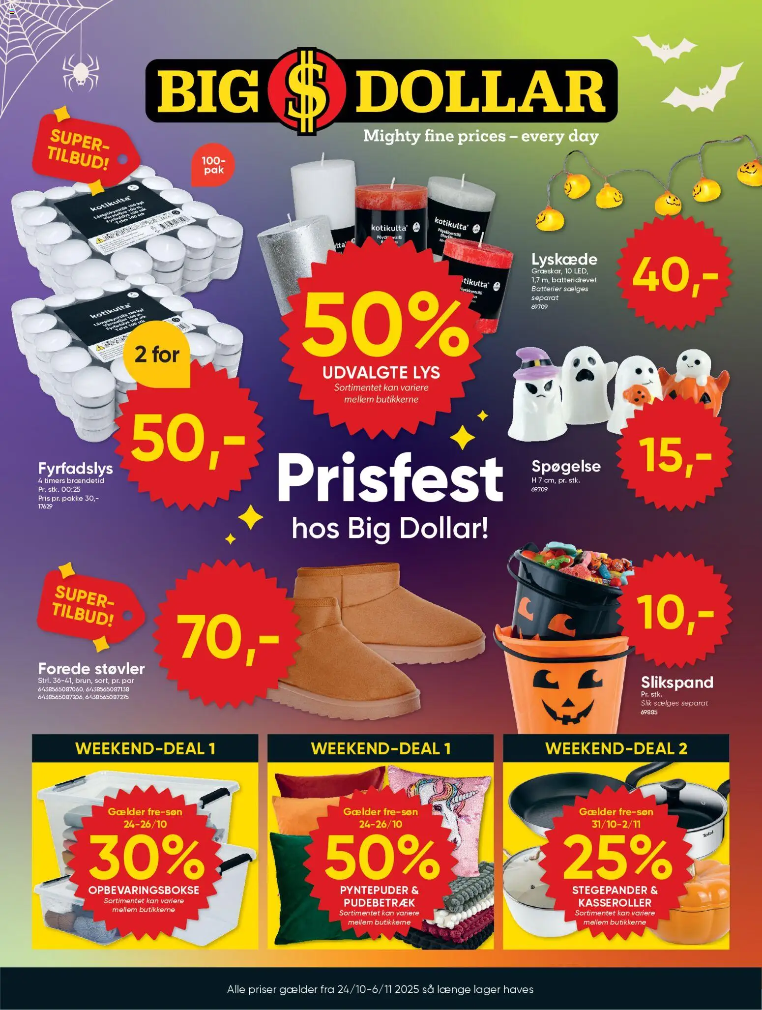 Bigdollar - Tilbudsavis - side 1- gyldig fra 24/10/2025