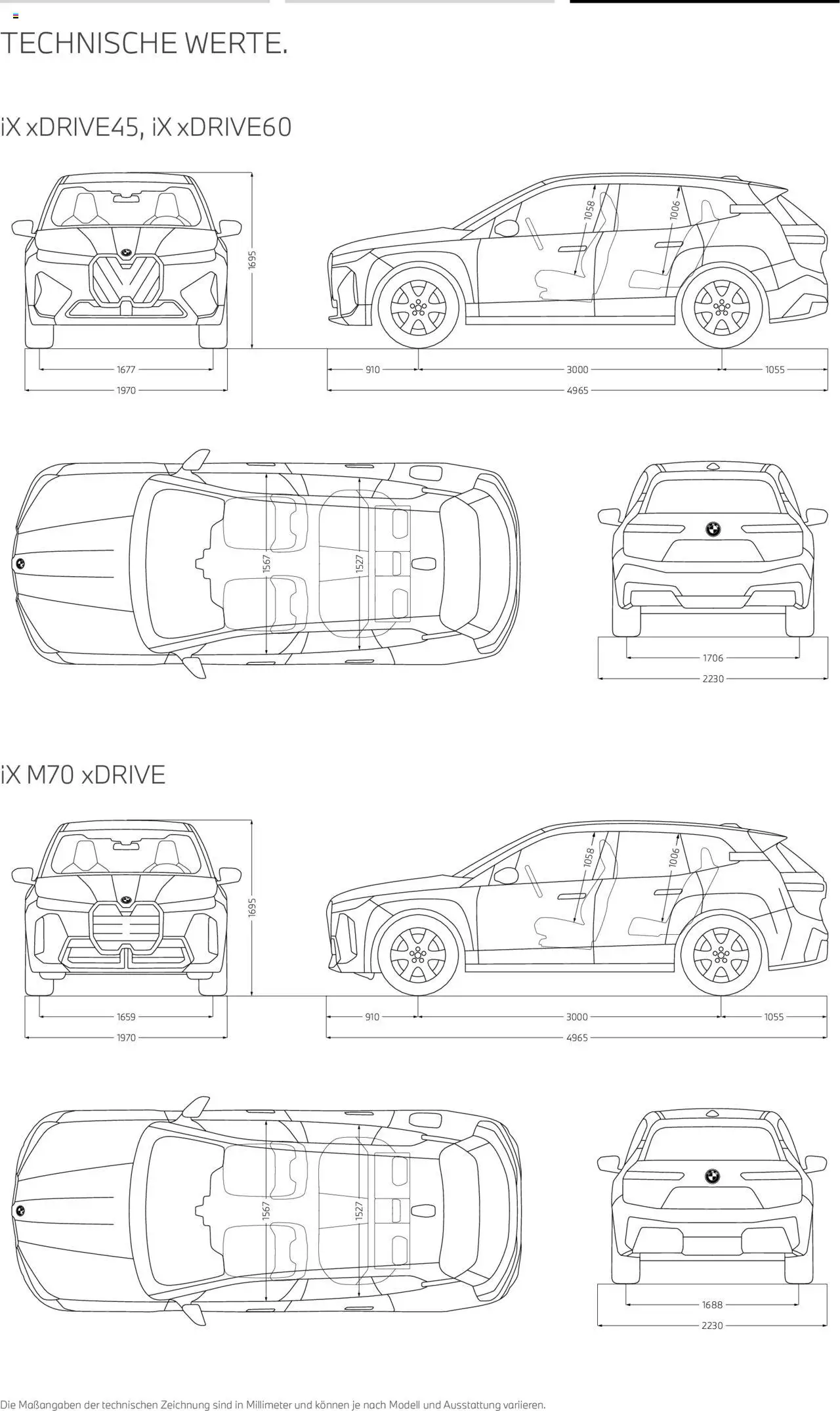 BMW iX - Seite 19 - gültig ab 01.07.2025