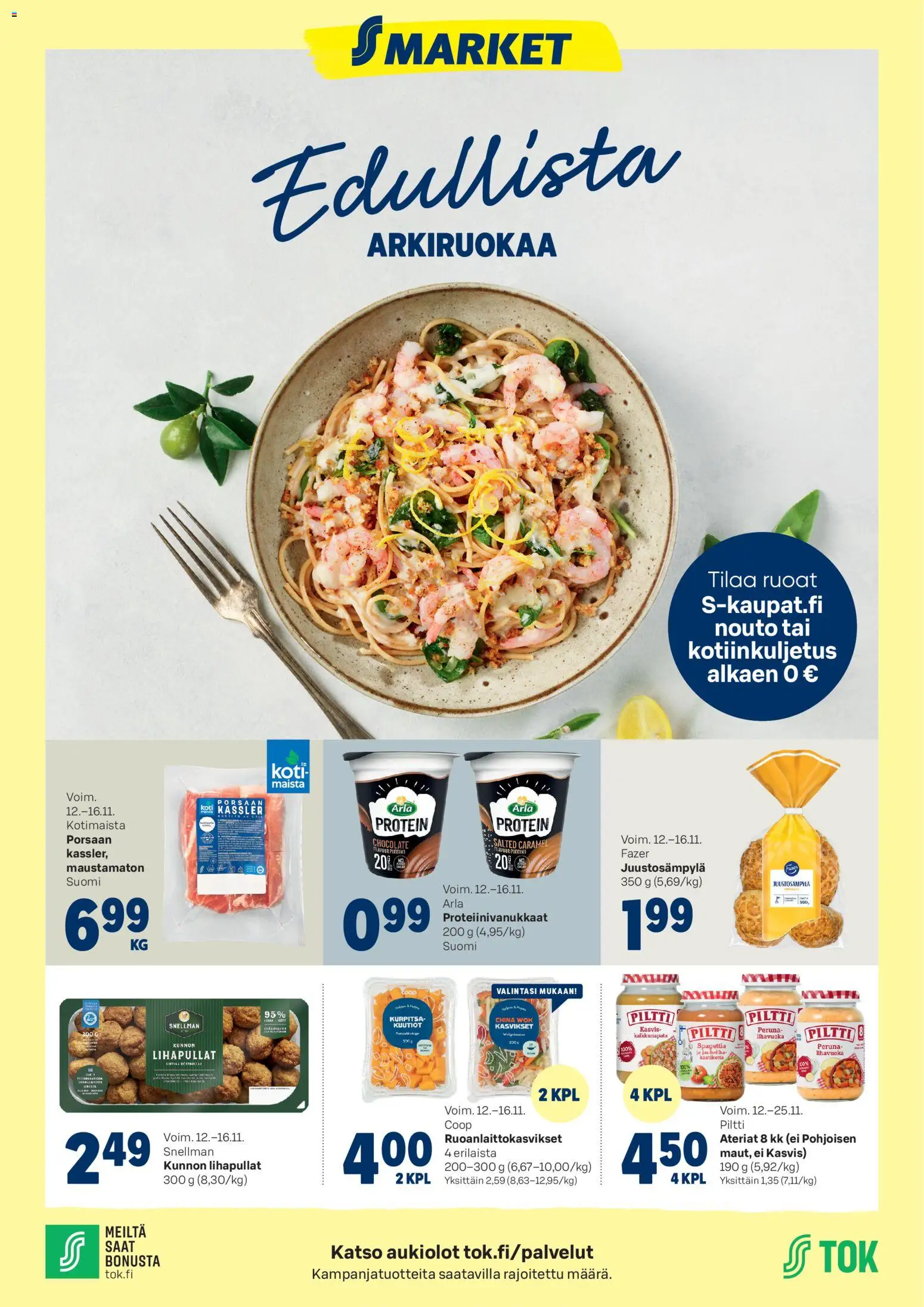 S-market tarjoukset - sivu 1- voimassa alkaen 12/11/2025