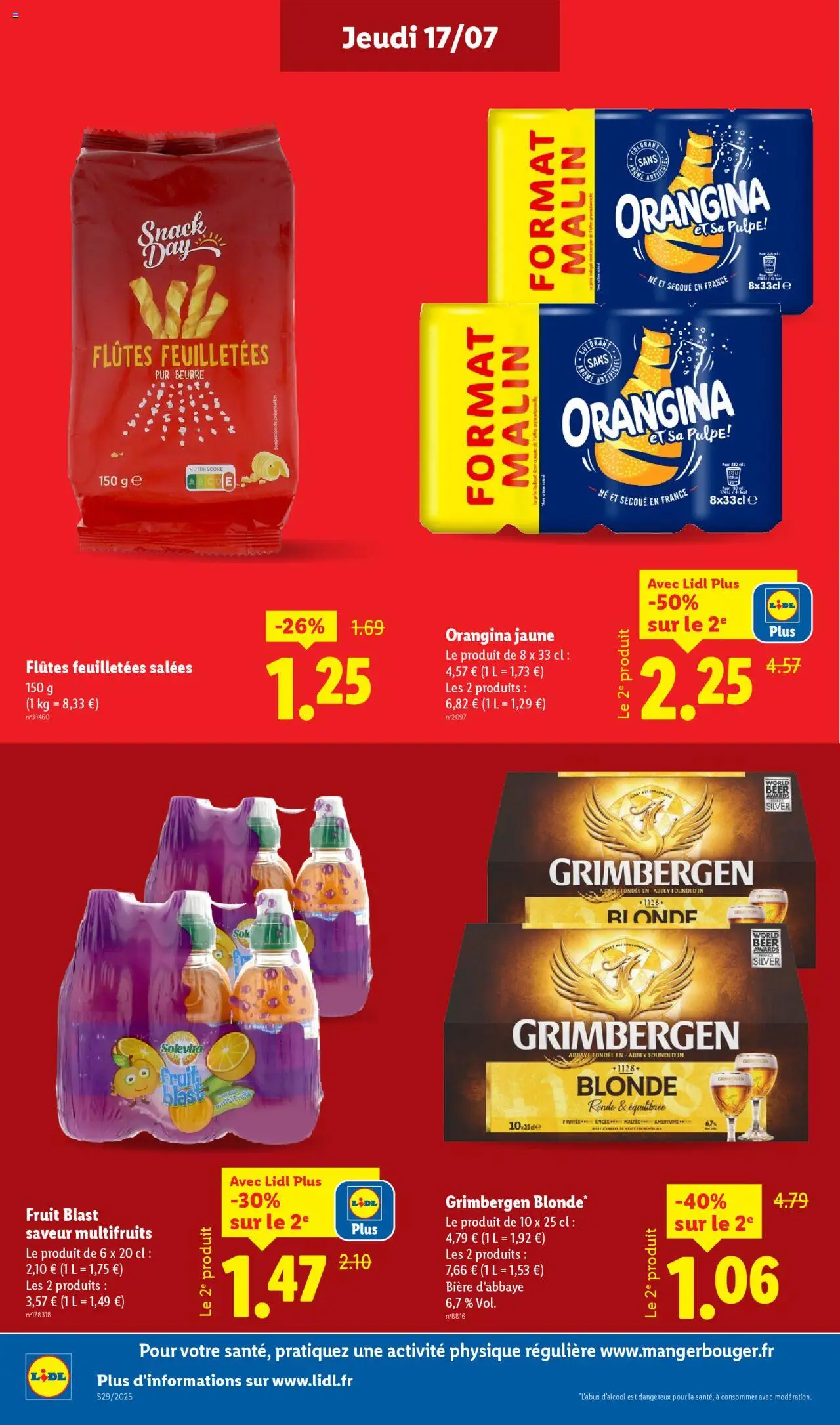 LIDL catalogue semaine 28 - page 14 - valable à partir du 17/07/2025