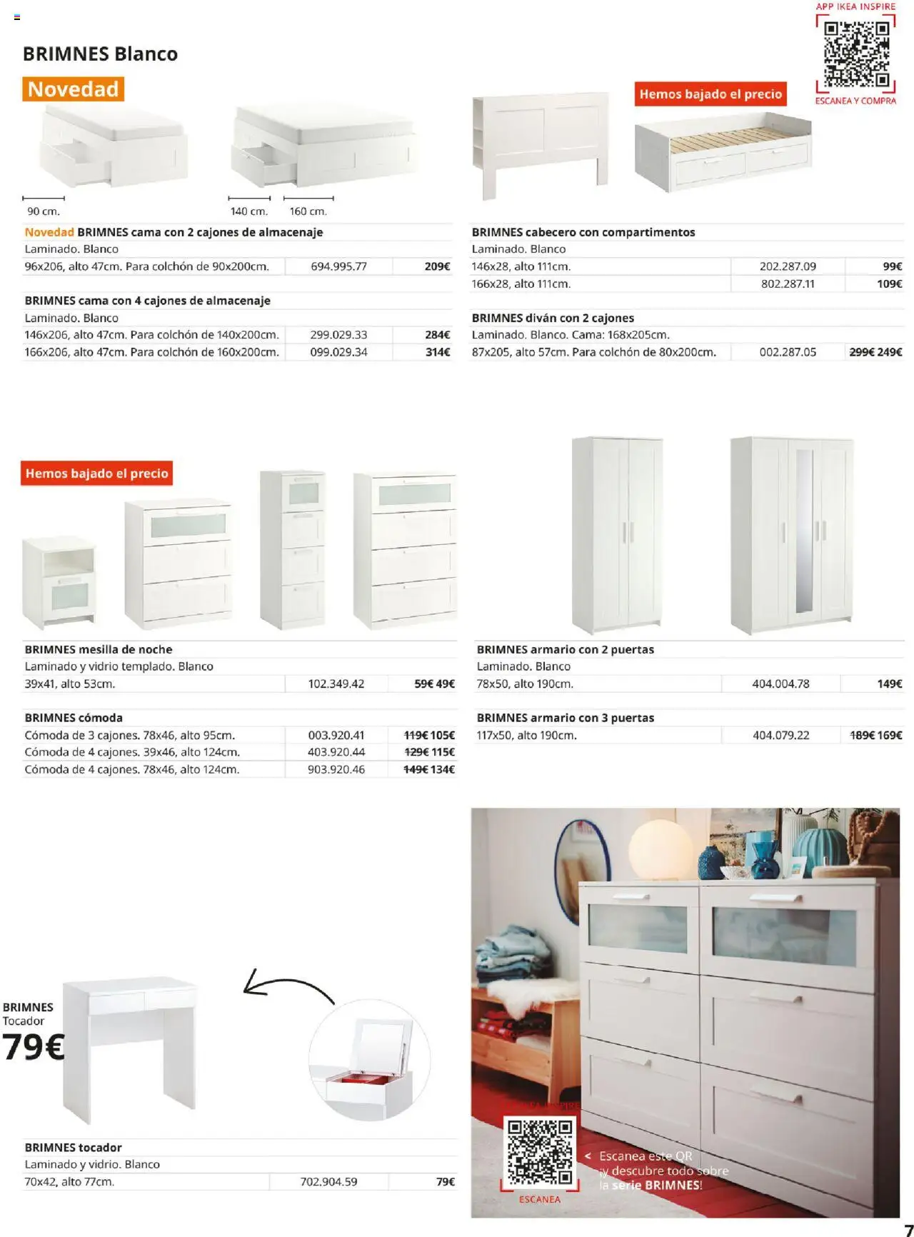 Catálogo IKEA Muebles para el dormitorio - Página de 7 - Válido desde 01/09/2025