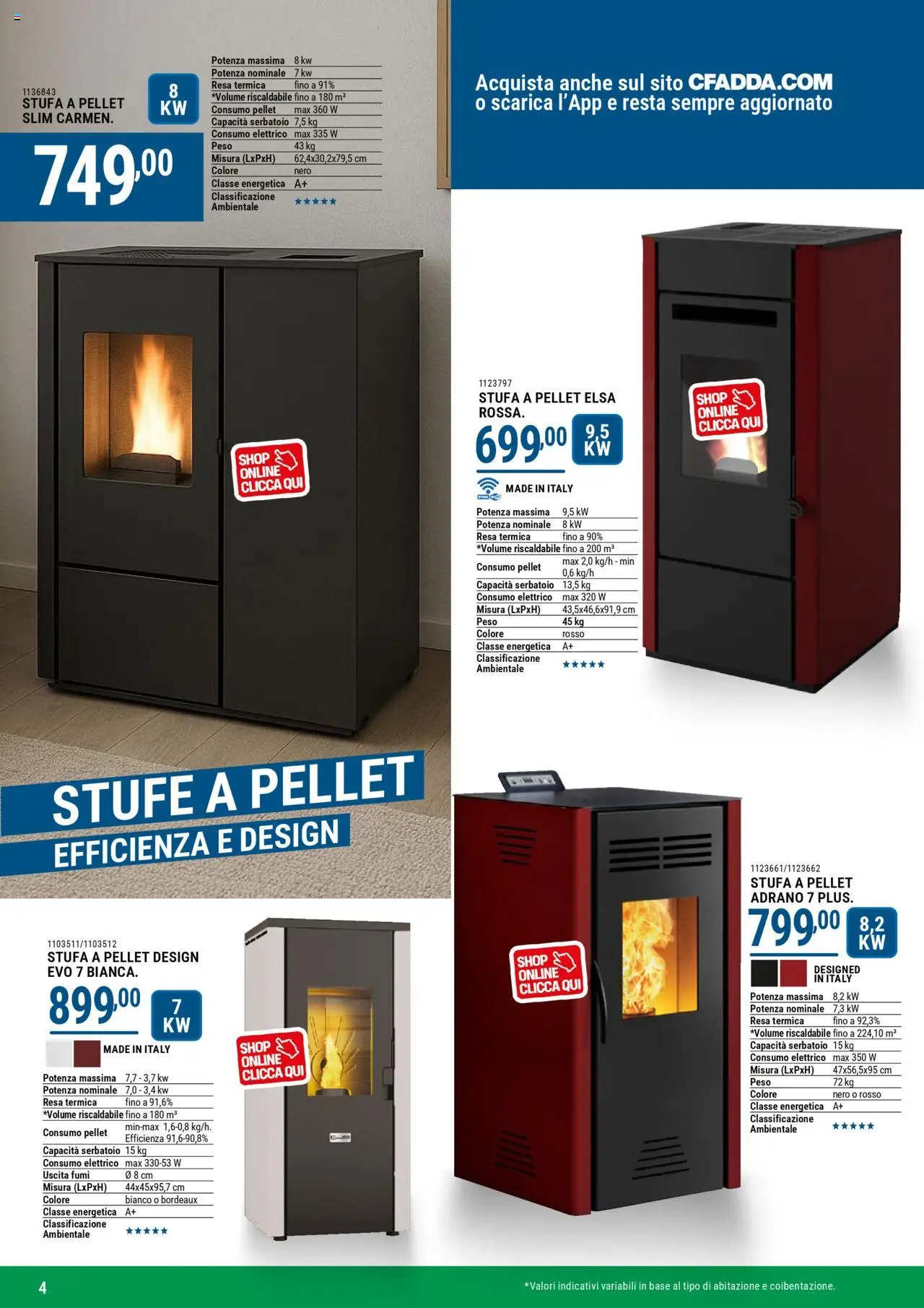 CFadda Riscaldamento catalogo - pagina 4 - valido dal 01/10/2025