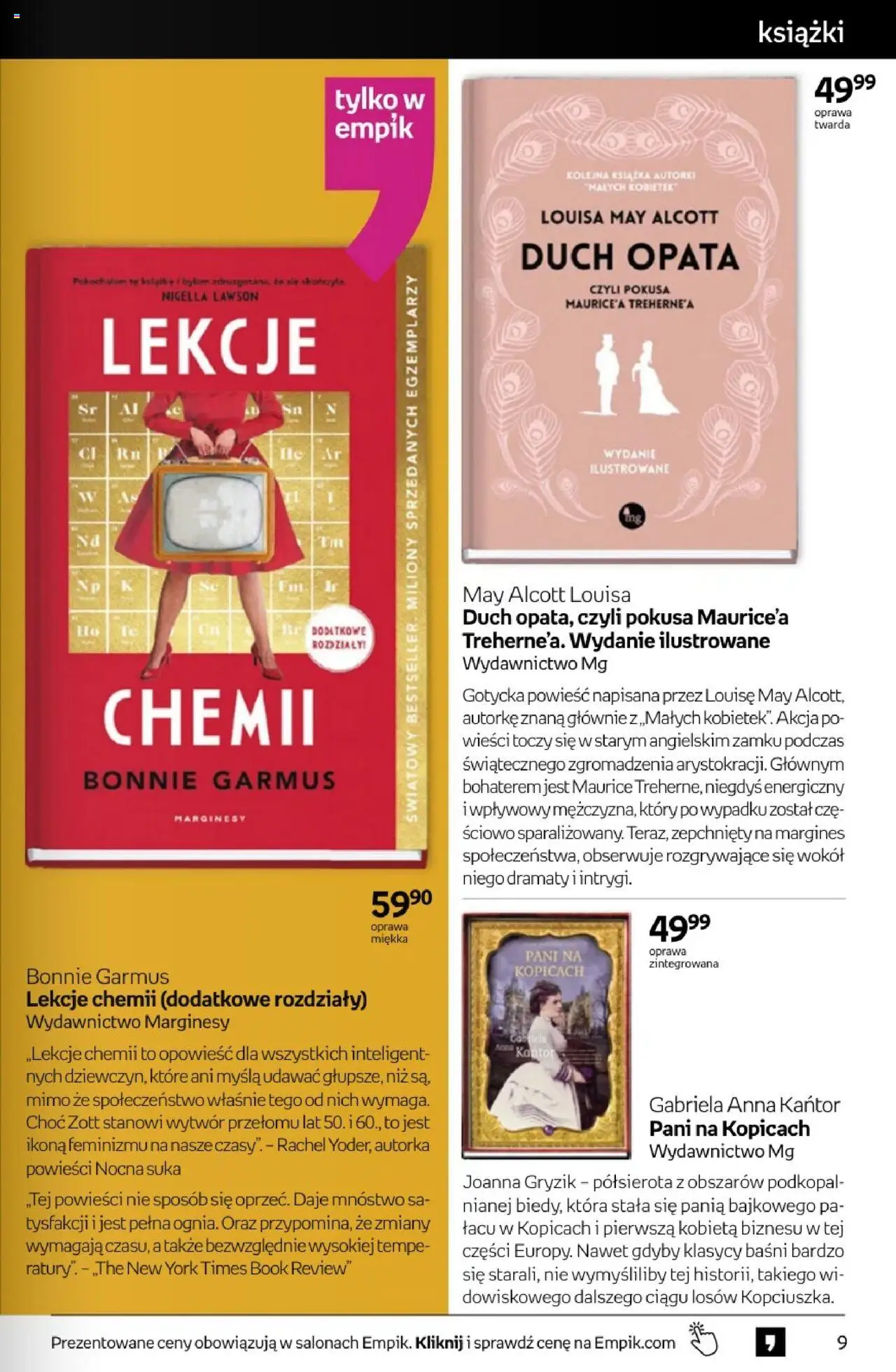 Empik promocje - Tom kultury Książki - strona 9- ważny od 16.07.2025