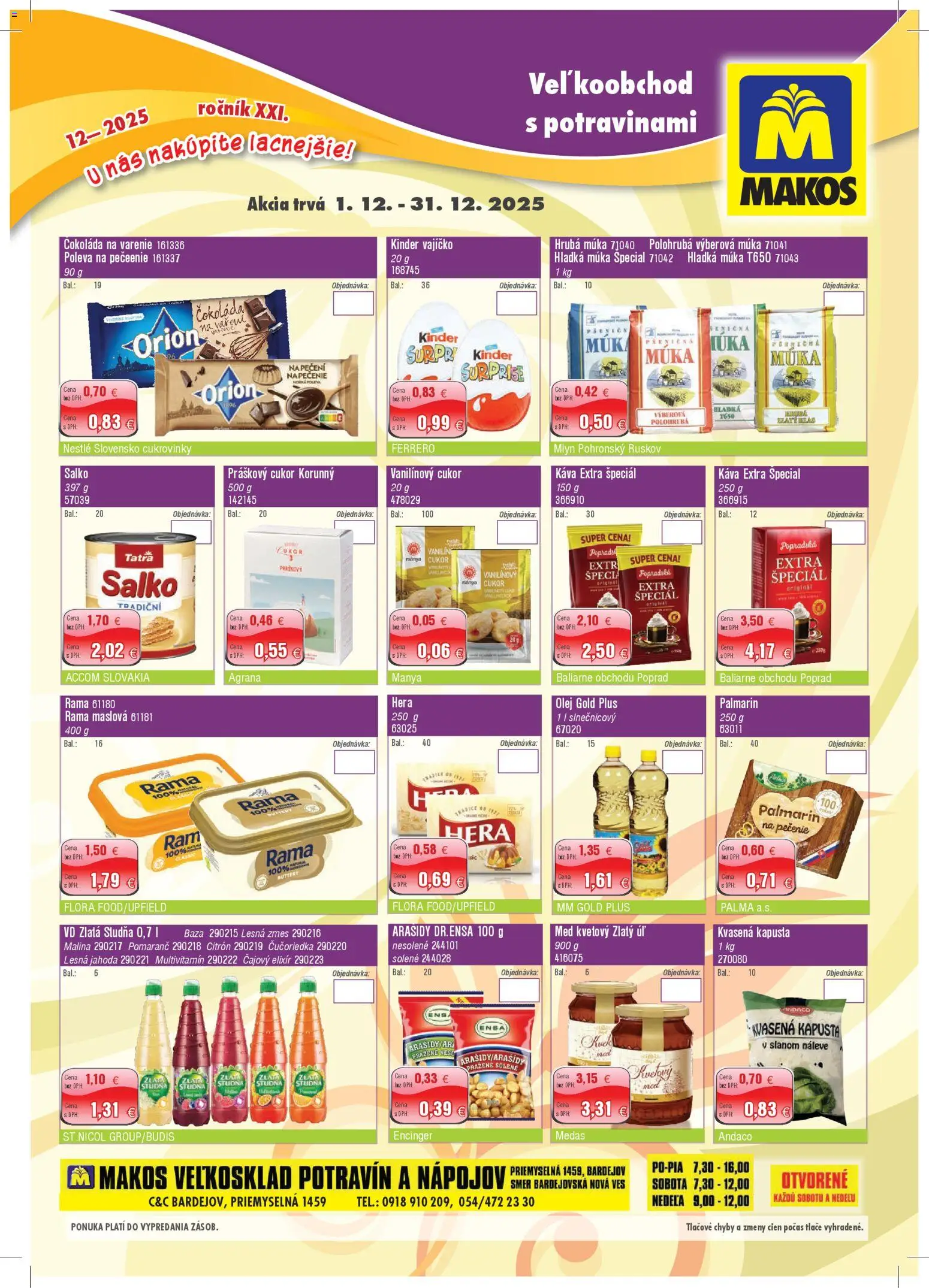 Makos veľkoobchod - strana 1- platný od 01.12.2025