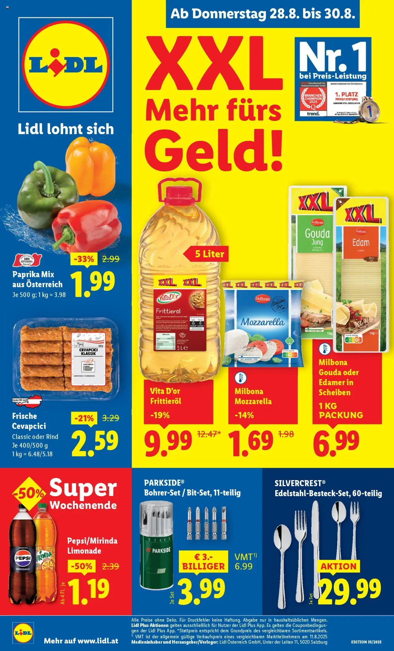 Lidl Flugblatt - Seite 1- gültig ab 28.08.2025