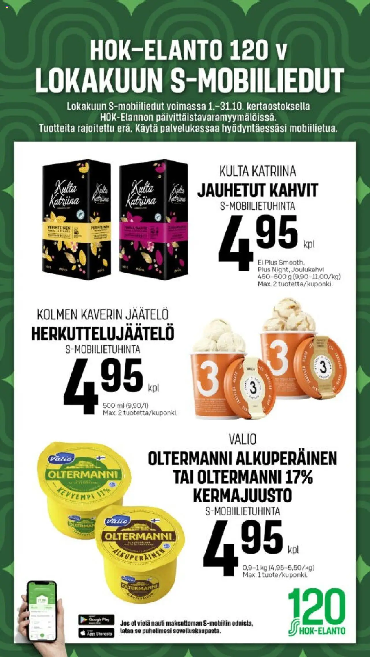 S-market - Lokakuun S-mobiiliedut - sivu 1- voimassa alkaen 01/10/2025