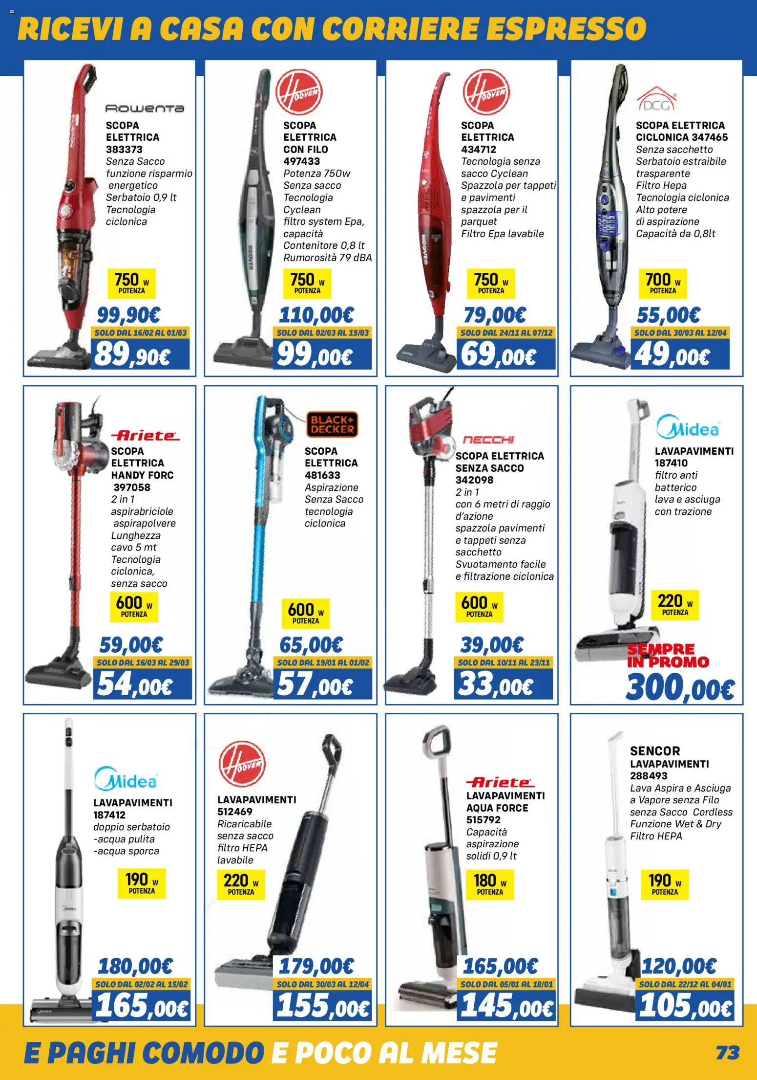 Orizzonte Elettrodomestici catalogo - pagina 73 - valido dal 01/11/2025