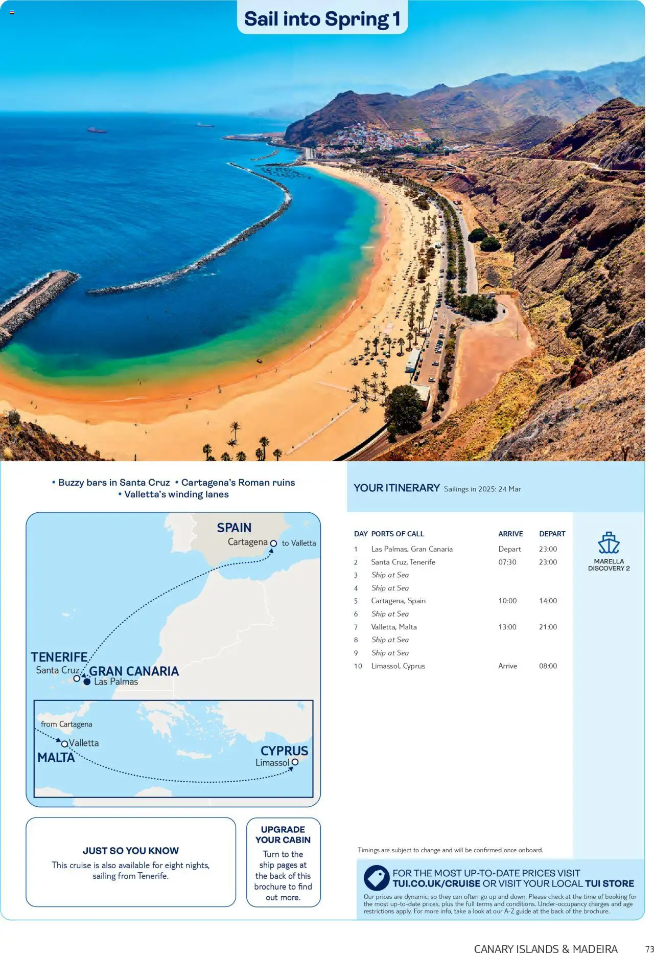TUI - Marella Cruises - page 73- valid from 01/11/2024