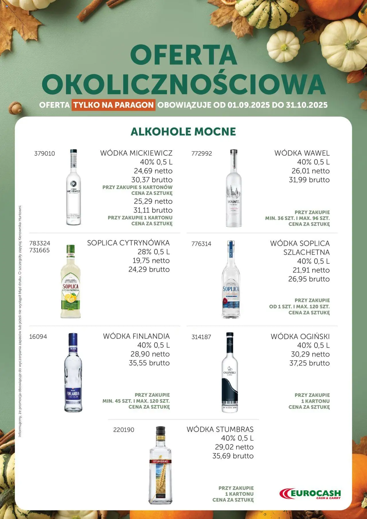 Eurocash Gazetka - Oferta Okolicznościowa - strona 1- ważny od 01.09.2025