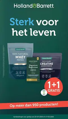 Holland & Barrett folder geldig vanaf 20-04-2026