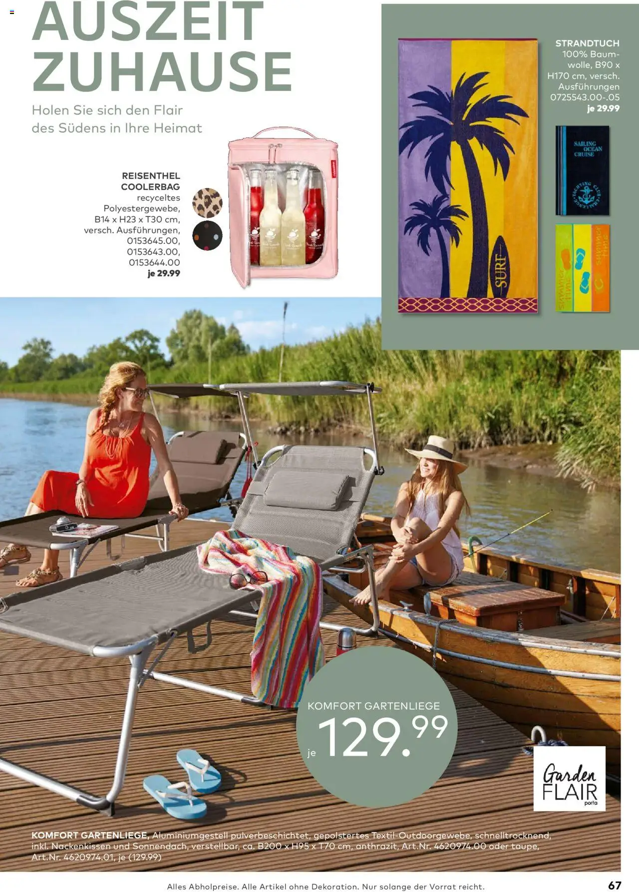 Porta! - Outdoor - Gartenmöbelkatalog 2025 - Seite 67 - gültig ab 02.03.2025